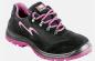 Preview: Bullstar Damen Sicherheitsschuhe S3 Arbeitsschuhe Halbschuh Schwarz/Fuchsia 2490