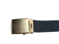 Preview: Gürtel Jeansgürtel Stoffgürtel Herren Damen Gürtel Textilgürtel Navy Neu 01