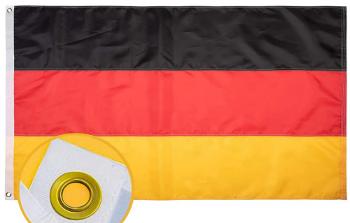 Fahne Flagge Deutschland 90x150 mit Ösen Fanartikel Deko WM EM Neu