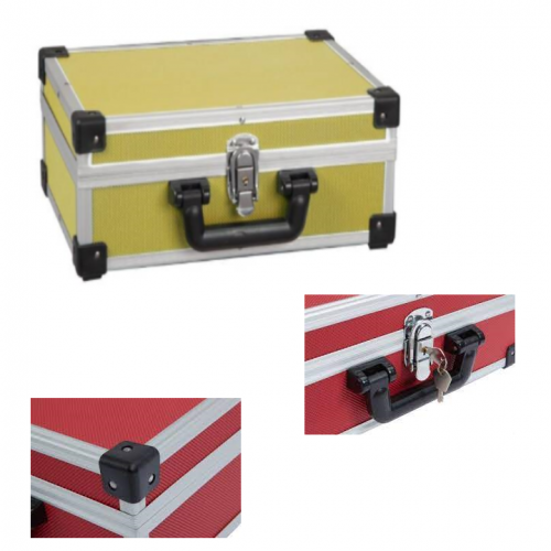 Alutec Werkzeugkoffer Koffer gelb o. rot Aluminium Rahmenkoffer Neu 61104