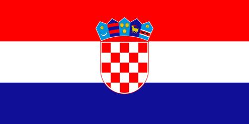 Fahne Flagge Kroatien 90x150 Hissfahne Hissflagge Nation Croatien Hrvatska Deko
