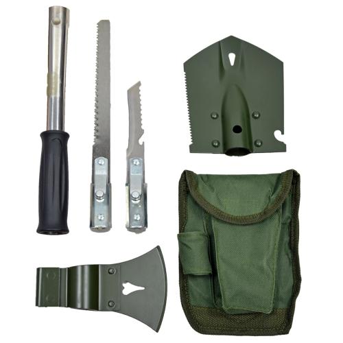 Multitool Mini Spaten Beil Säge Messer Camping 4 in1 Werkzeug Outdoor A.B.