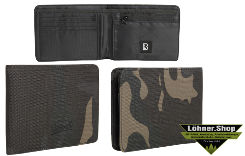 Brandit Geldbeutel Geldbörse Portmonaie Wallet Camouflage Dar Camo Neu 8066