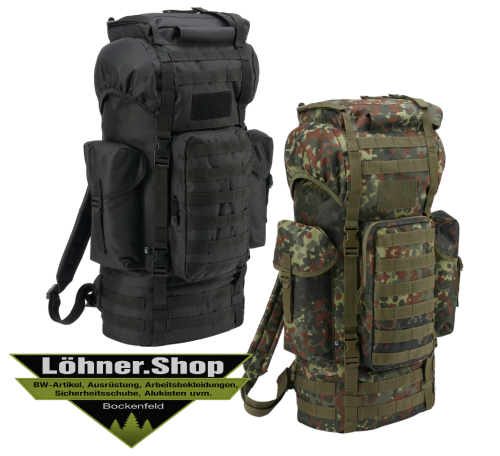 Brandit Kampfrucksack Molle BW Rucksack Military Trekking Outdoor 65L 8071