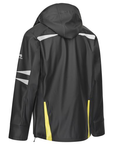 Preview: Bullstar Regenjacke Regenhose Nässeschutz Ultra Schwarz/Lime Wetterkleidung