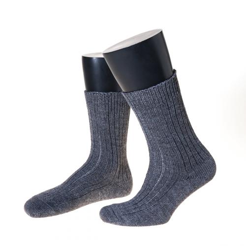 Socken Strümpfe Arbeitssocken halblang warm grau superwash 39-48 Neu 21