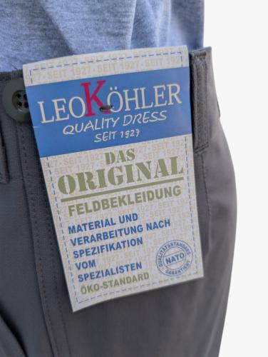 Preview: orig. Leo Köhler Bermuda Shorts kurze Hose Bundeswehrhose RV oliv schwarz 2/33E