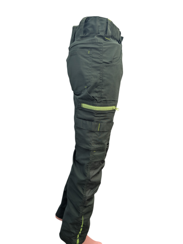 Arbeitshose Dynamic C.Centimo Berufshose Bundhose oliv Ripstop Arbeitskleidung