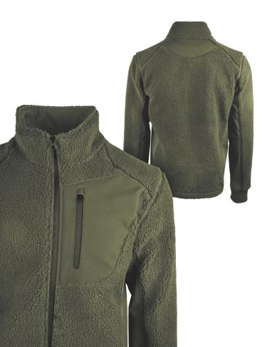 Preview: Bearforce Kälteschutzjacke Teddyfleece Jacke Outdoor Military Jäger Waldarbeiter