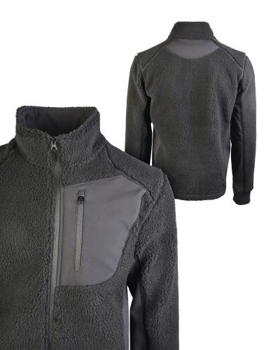 Preview: Bearforce Kälteschutzjacke Teddyfleece Jacke Outdoor Military Jäger Waldarbeiter