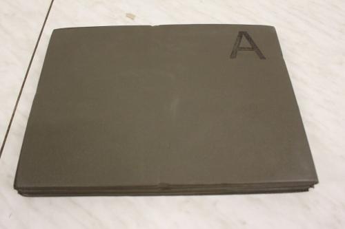 original BW Isomatte faltbar Bundeswehr Faltmatte Isomatte Unterlage Matte gebr.