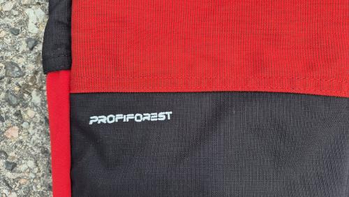 Preview: Schnittschutzhose Bundhose Profiforest Forsthose Schutzhose Schnittschutz Rot