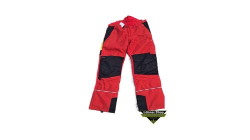 Schnittschutzhose Bundhose Profiforest Forsthose Schutzhose Schnittschutz Rot