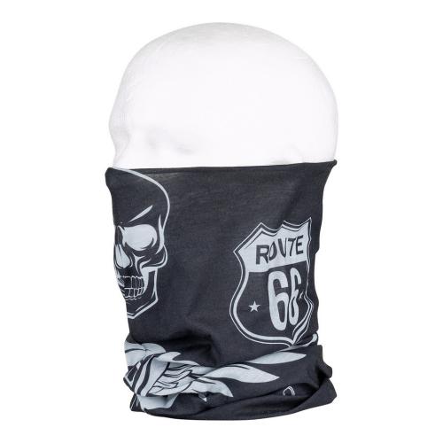 Preview: Multifunktions Headgear Rundschal Tuch Halstuch Biker Willys Totenkopf Neu