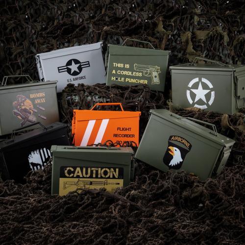 Preview: Munitionskiste US Armee Stern Munikiste Ammo Box US Cal.30 Nato Metallkiste Box Transport