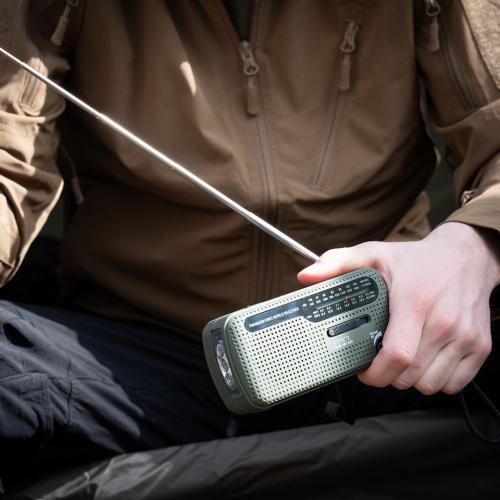 Kurbelradio Überlebensradio Radio Solar Licht Notfallladefunktion 464601