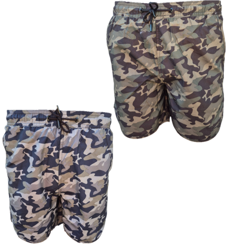 Pierre Cardin Schwimmhose Badehose Schwimmshort Short Camouflage Tarn Neu O46