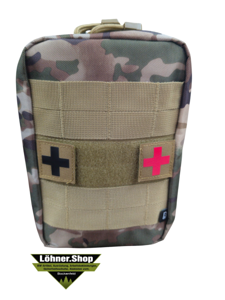Brandit Molle First Aid Pouch Large Bag Medikit IFAK erste Hilfe Neu 8093 2/33/B