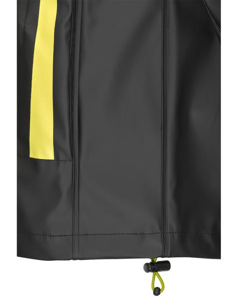Bullstar Regenjacke Regenhose Nässeschutz Ultra Schwarz/Lime Wetterkleidung