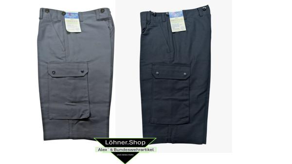 orig. Leo Köhler Bermuda Shorts kurze Hose Bundeswehrhose RV oliv schwarz 2/33E