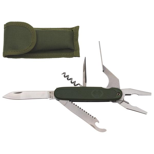 BW Style Taschenmesser Messer mit Zange Klappmesser Multitool Oliv Werkzeug