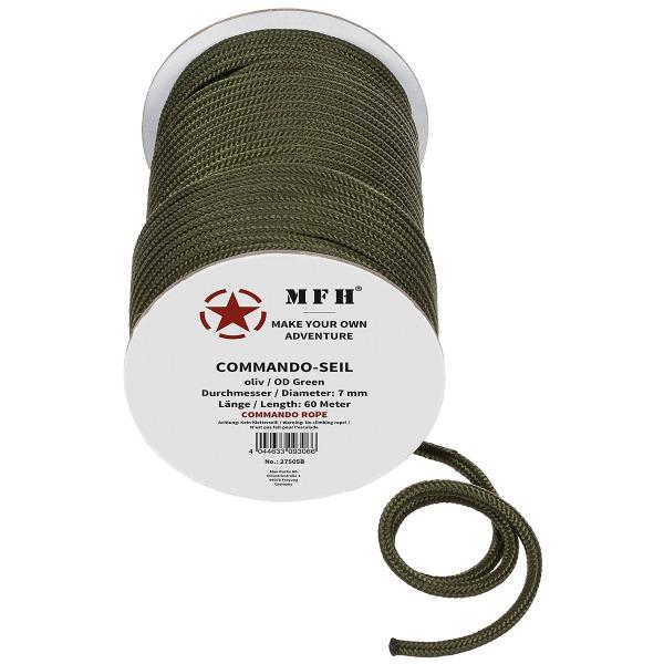 Commando Seil Mehrzweckseil Leine Schnur Reepschnur Camping 5-9mm 60M