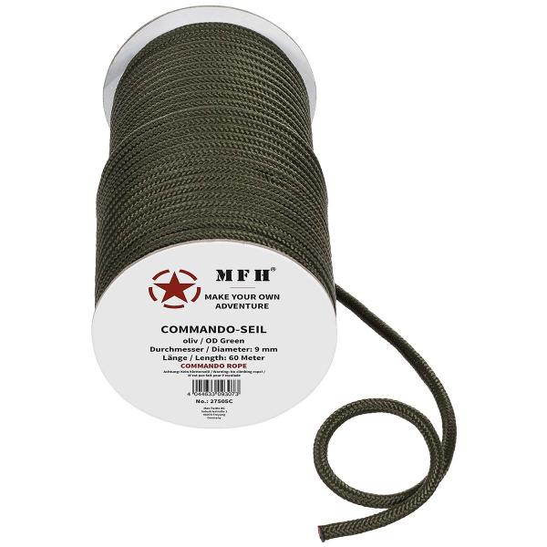 Commando Seil Mehrzweckseil Leine Schnur Reepschnur Camping 5-9mm 60M