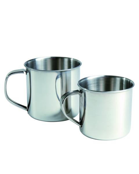 Edelstahl Tasse Becher 500ml Trinkbecher Edelstahltasse Kaffeebecher Camping Neu