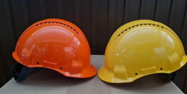 Forsthelm Waldarbeiter Helm Schutzhelm Forstschutzhelm ohne Visier nur Helm